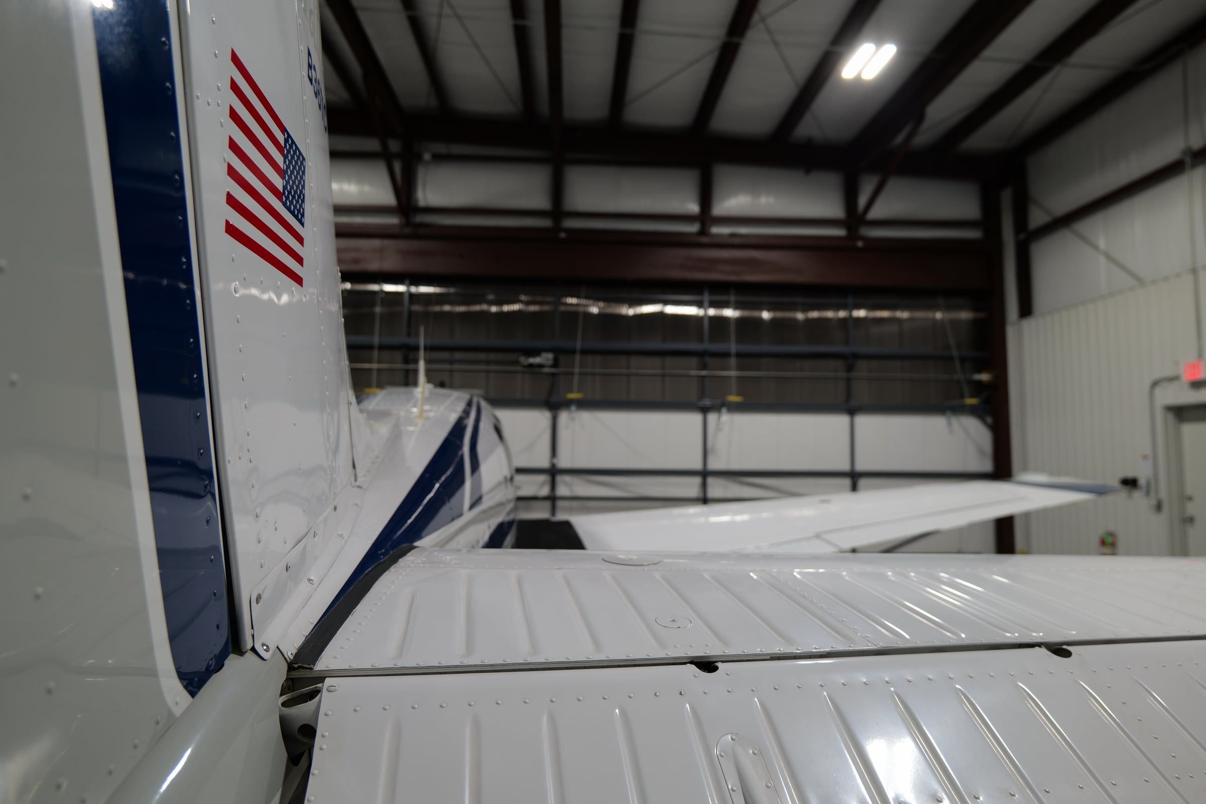 Bonanza with TKS, tail