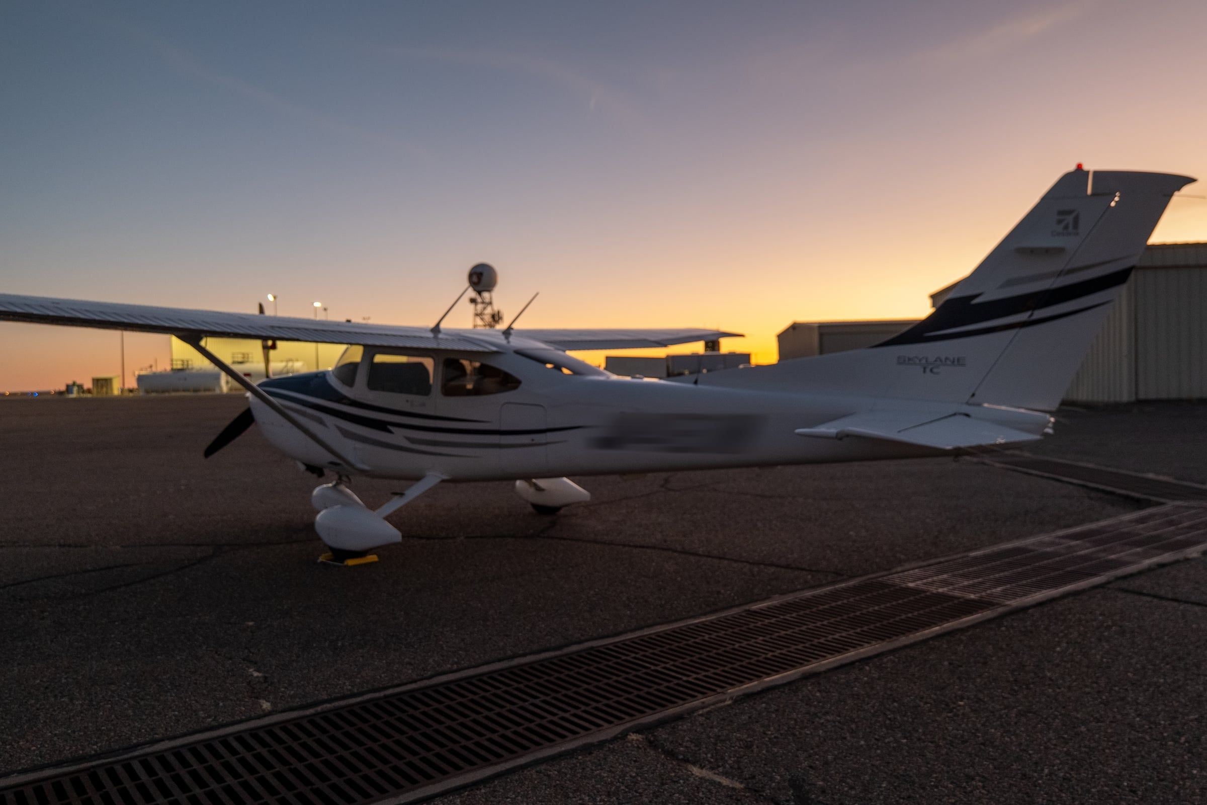 Cessna Skylane on the ramp